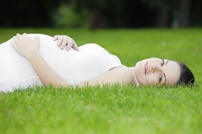 Pregnant Woman Showing Her Stomach Pregnant Woman Showing Her Stomach