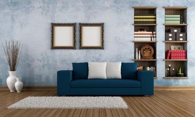 Navy blue works in a variety of rooms. Navy blue works in a variety of rooms.