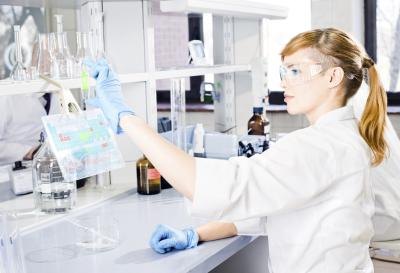 Scientist in lab Scientist in lab