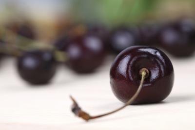 Black cherries. Black cherries.