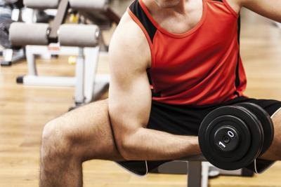 Myostatin is a growth-factor protein that can hinder muscle growth. Myostatin is a growth-factor protein that can hinder muscle growth.