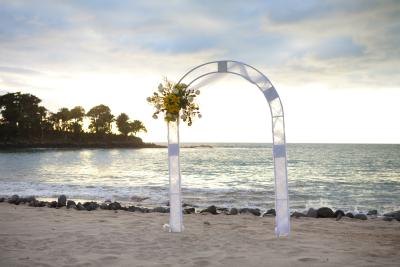 Couples can opt for a small beach wedding in Southern California. Couples can opt for a small beach wedding in Southern California.