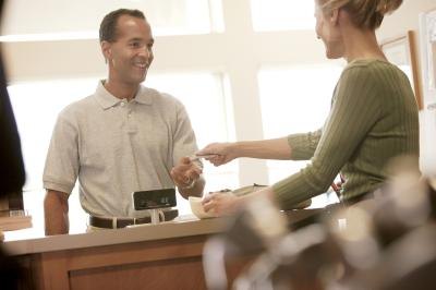 Some retailers can check your balance at the cash register. Some retailers can check your balance at the cash register.