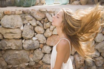 Healthy hair is one of many effects associated with biotin supplements. Healthy hair is one of many effects associated with biotin supplements.