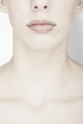 The thyroid is located at the right, lower front of the neck The thyroid is located at the right, lower front of the neck