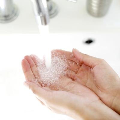 Washing hands helps prevent the spread of disease. Washing hands helps prevent the spread of disease.