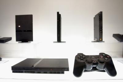 Sony PlayStation 2 slim model console Sony PlayStation 2 slim model console