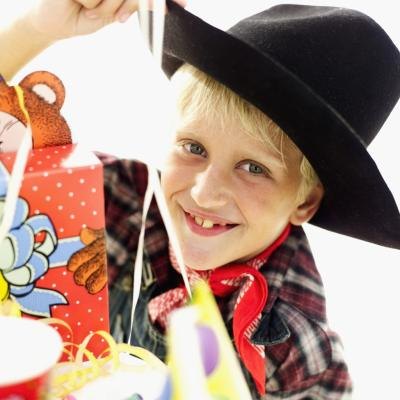 Western themes are popular for a birthday. Western themes are popular for a birthday.