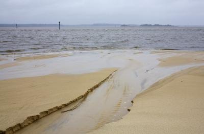 Beach erosion. Beach erosion.