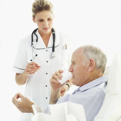 Nurse with elderly patient. Nurse with elderly patient.