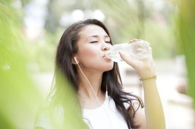Drinking plenty of water is vital to helping your body cool itself Drinking plenty of water is vital to helping your body cool itself