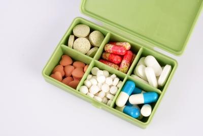 Box of assorted vitamins Box of assorted vitamins