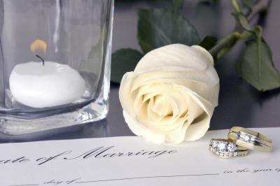 Marriage license.