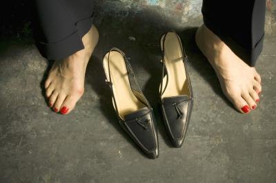 Les pieds de la femme