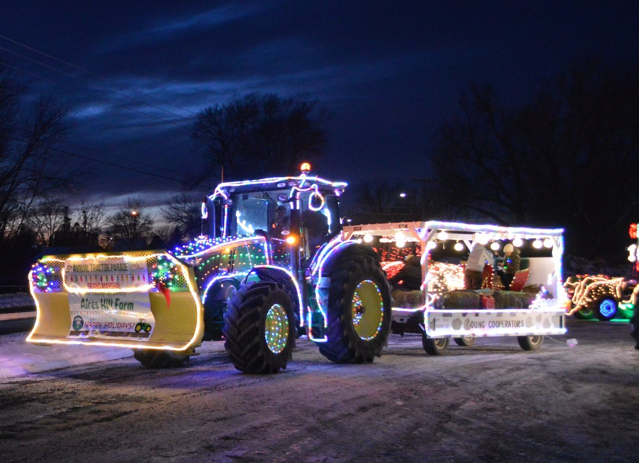 Celebrate The Holidays At The St. Albans Tractor Parade In Vermont