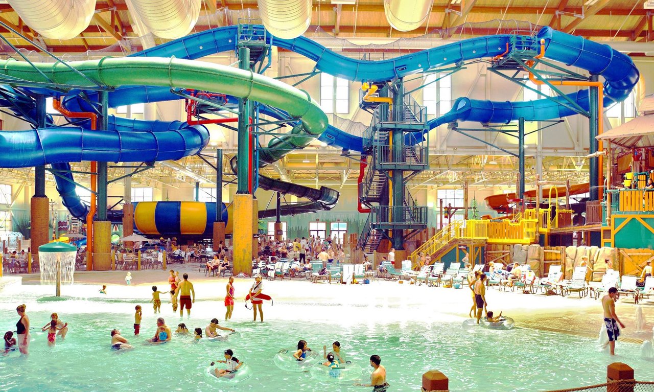 Great Wolf Lodge In Gurnee, Illinois Is An Indoor Waterpark