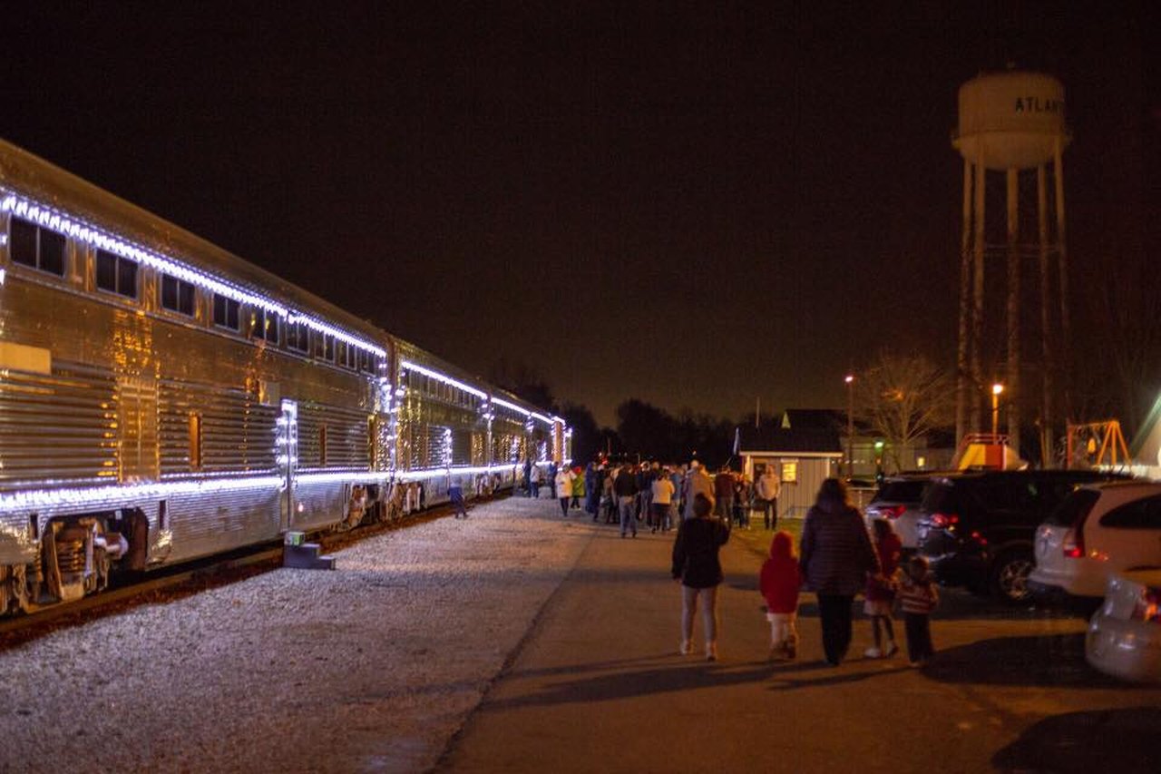Reindeer Ride Express In Indiana Is A ChristmasThemed Train Ride