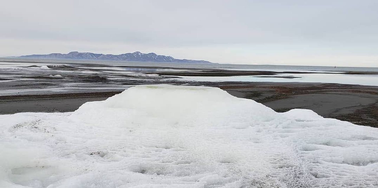Mirabilite Mounds Were Recently Discovered In Utah's Great Salt Lake