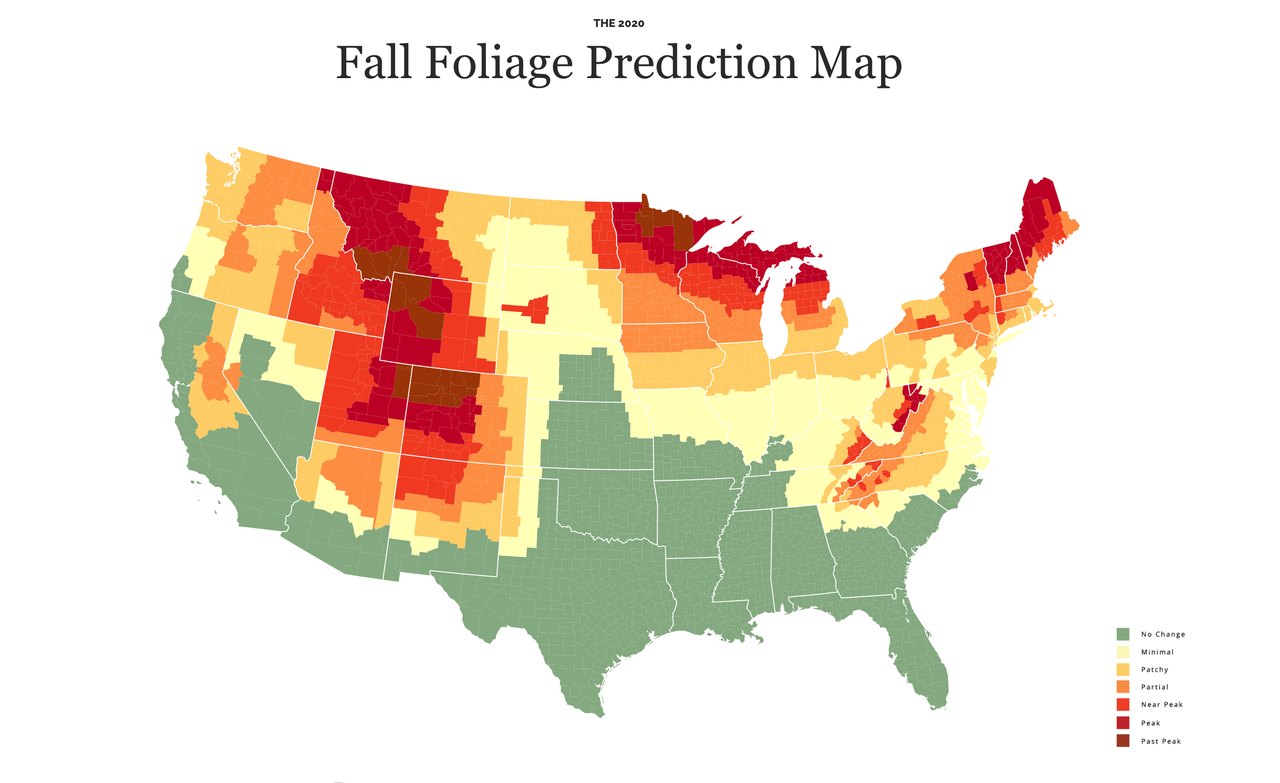 Here's When You Can Expect Fall Foliage To Peak In Indiana In 2020
