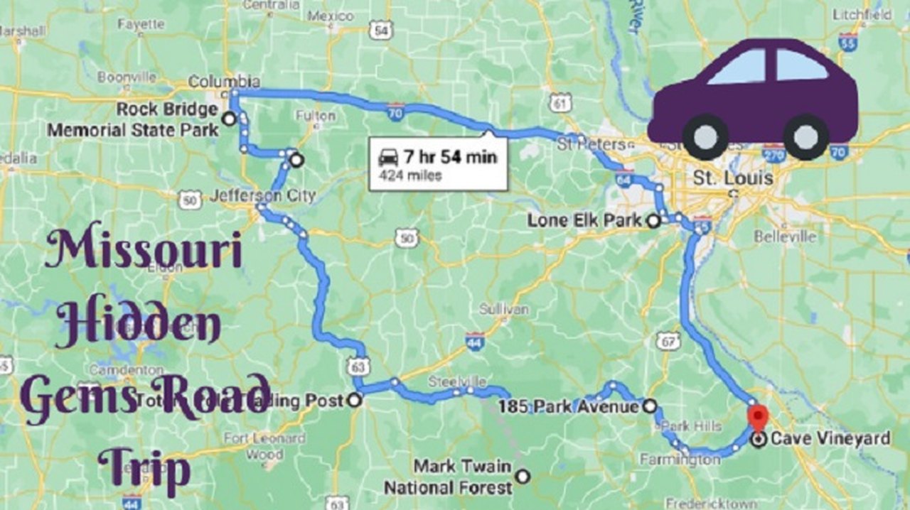 Hit The Highway On This Road Trip To Amazing Hidden Gems In Missouri