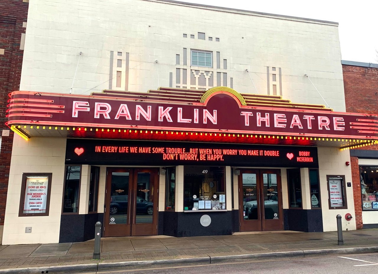 Watch Your Favorite Movies At The Historic Franklin Theater In Tennessee