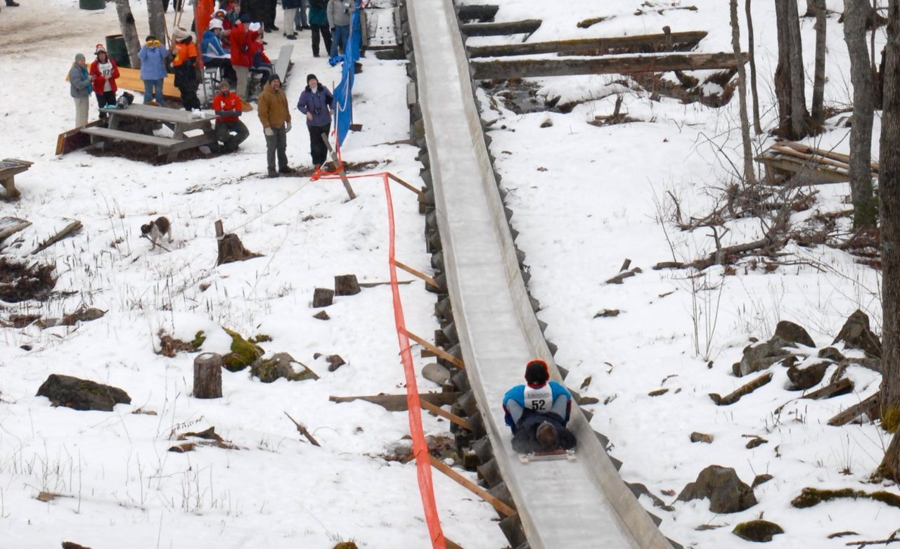 The Toboggan Chute At Maine's Camden Snow Bowl Is A MustSee