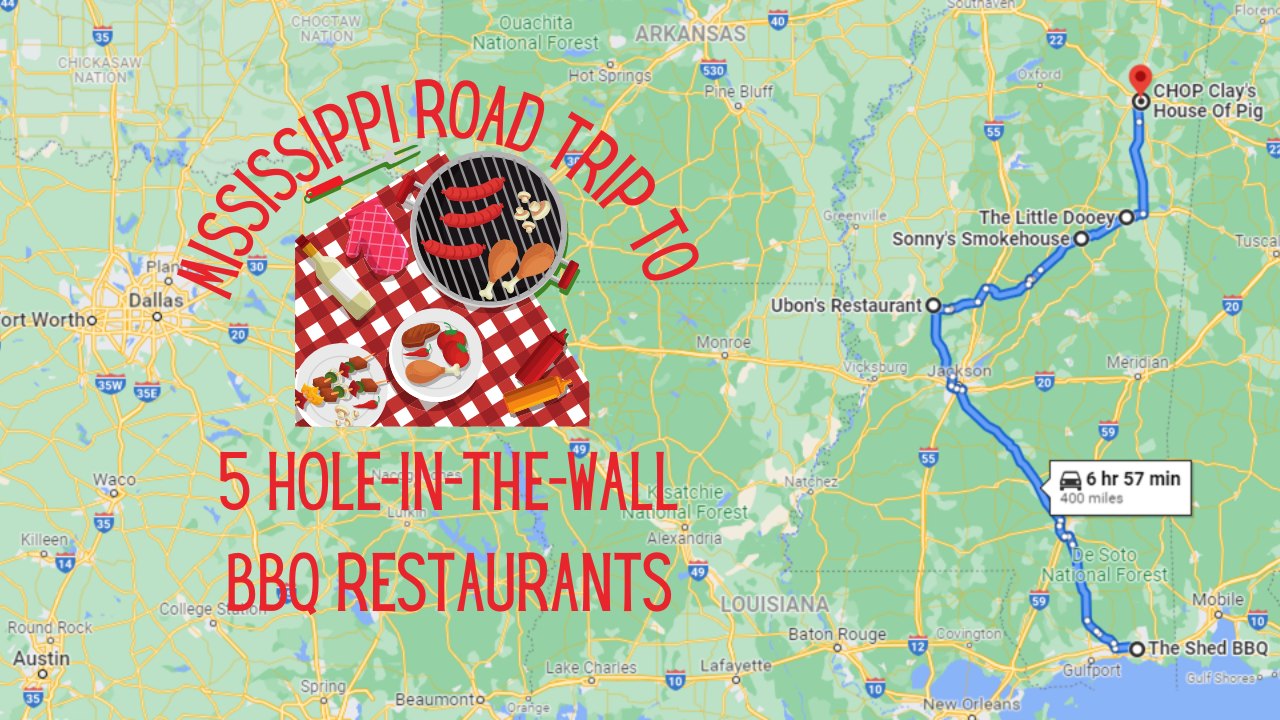This Road Trip Takes You To BBQ Restaurants In Mississippi