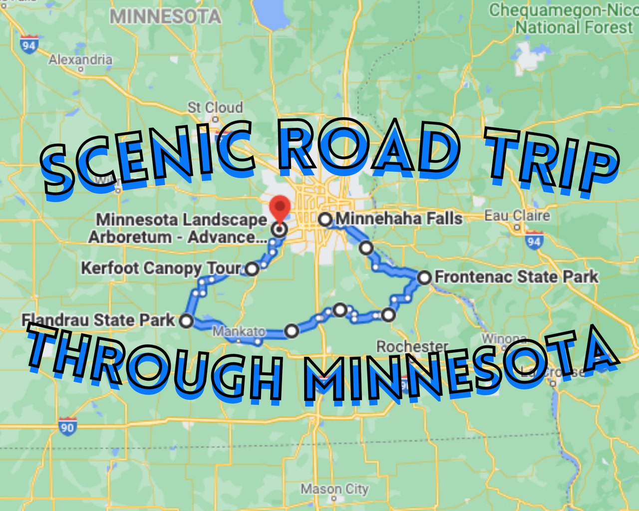 road trips within 8 hours of minneapolis
