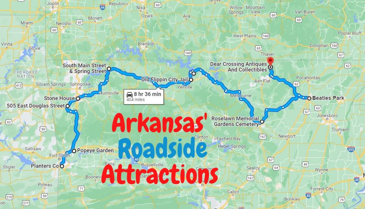 These Are The Most Epic Roadside Attractions In Arkansas