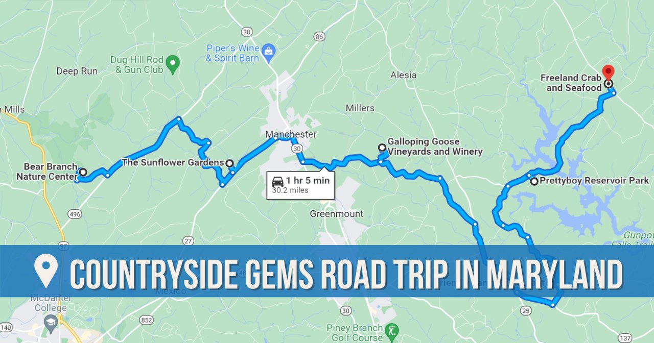 best road trip in maryland