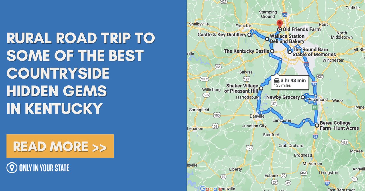 This Rural Road Trip Visits Scenic Countryside Gems In Kentucky