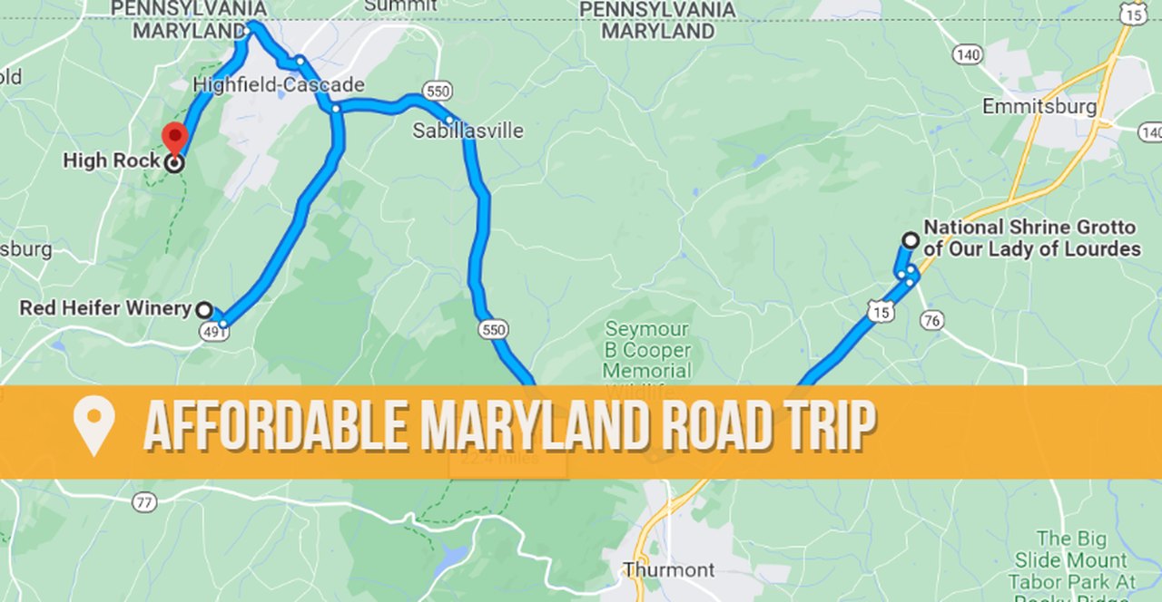 maryland road trip itinerary