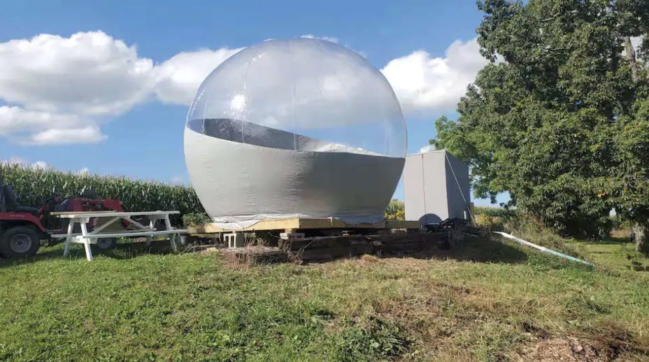 Sleep under the stars in this New York Dome Airbnb Vacation Apartment