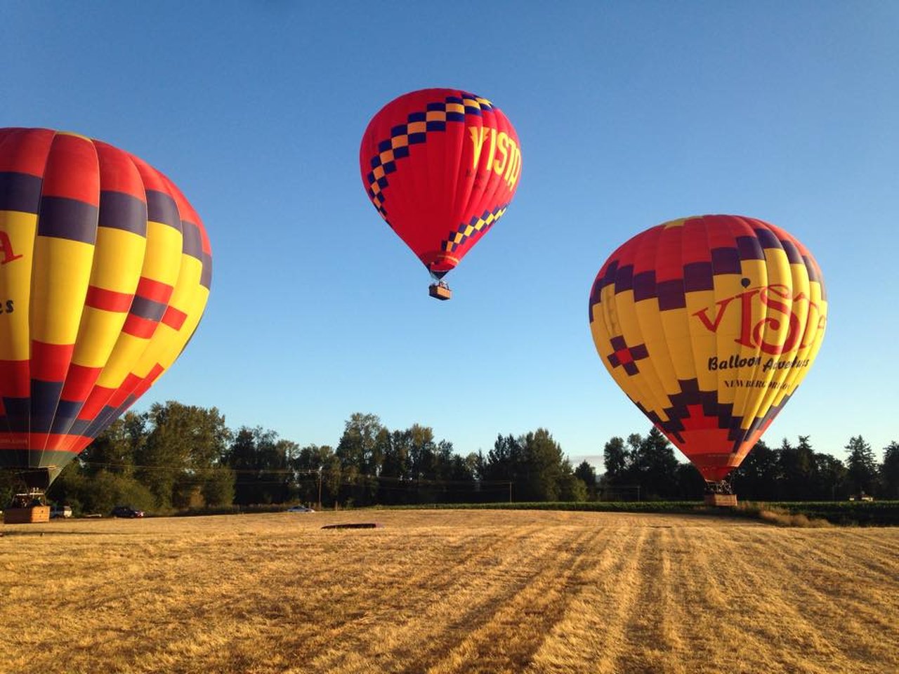 Take A Scenic Hot Air Balloon Ride Over The Forests And Inland Lakes Of Oregon