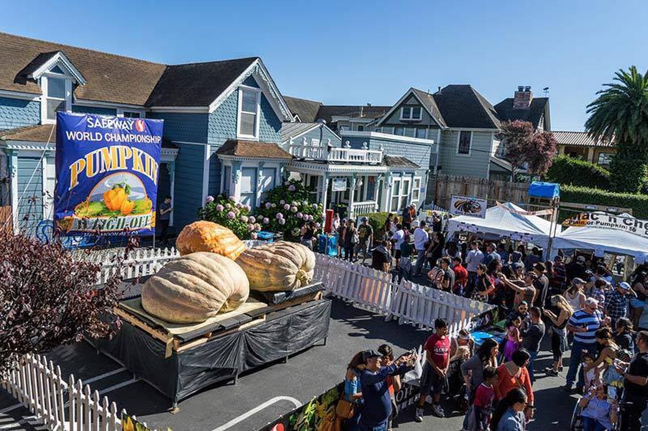 The Half Moon Bay Art Pumpkin Festival In Northern California Is A