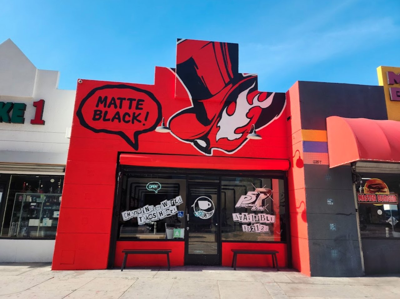 An Awesome 2D Comic Themed Cafe In Southern California