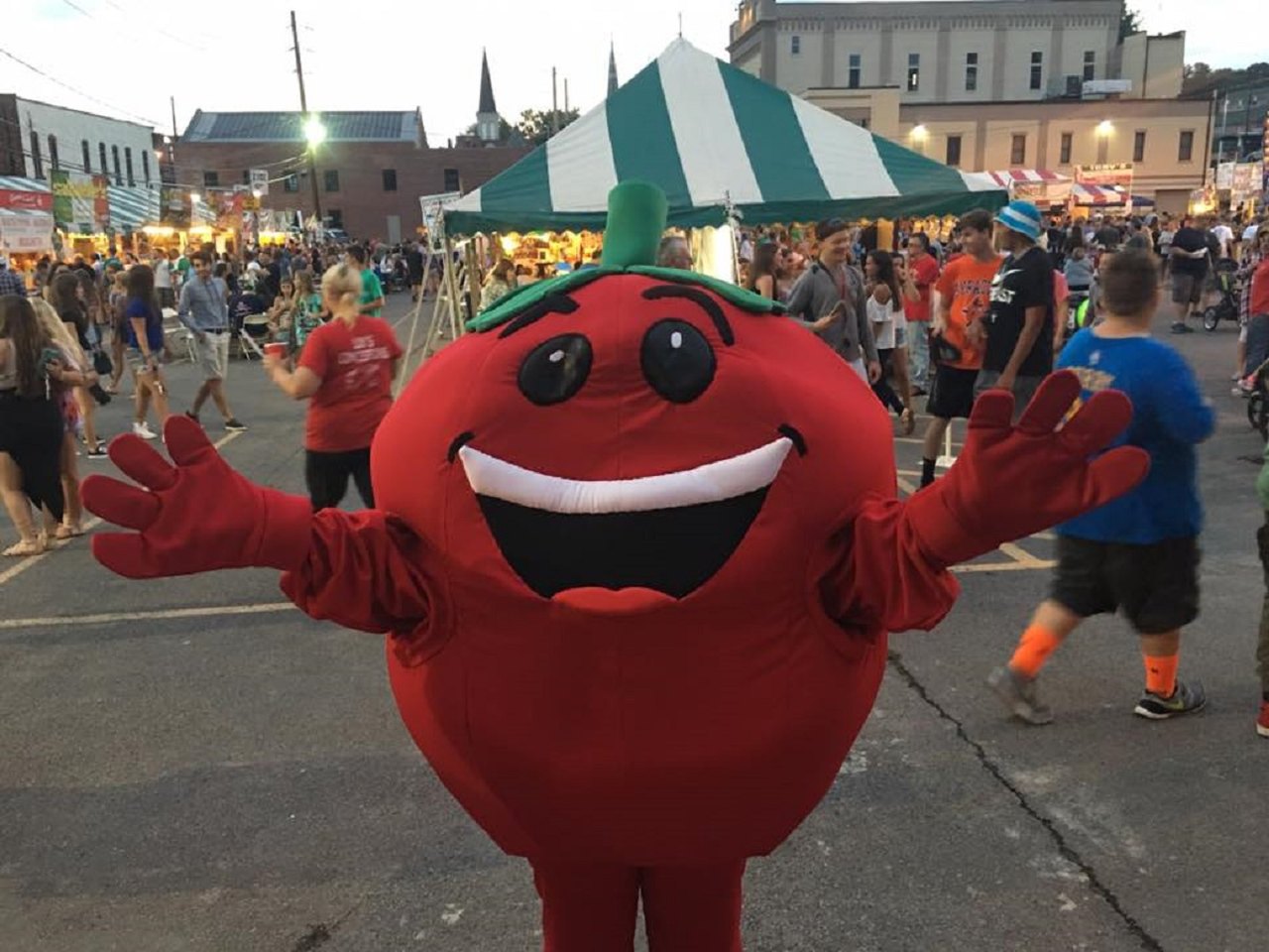 Tomato Festival In Pittston, Pennsylvania
