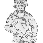 Cómo dibujar soldados del ejército
