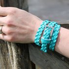 DIY: Two Upcycled Belt Bracelets