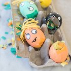 DIY Halloween Monster Confetti Eggs