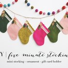 DIY Five-Minute Stocking