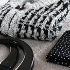 Create a Winter Tote from an Old Houndstooth Sweater