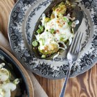 Quinoa and Pesto Shrimp Stuffed Pasillas