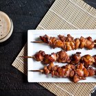 Smokey Porter Molasses Chicken Skewers