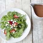 Arugula Salad with Roasted Strawberry Vinaigrette