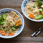Miso Noodle Soup with Vegetables and Tofu