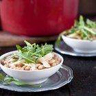 Slow Cooker White Bean Beer and Ham Soup