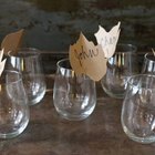 Dress Up Your Fall Table With These Floating Leaf Place Cards