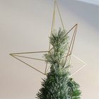 DIY Himmeli-Style Christmas Star Tree Topper
