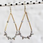 Get Punked! DIY Spiked Teardrop Earrings